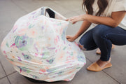 Copper Pearl Nursing & Car Seat Cover Bloom image 11