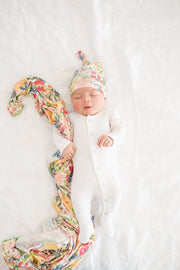 Copper Pearl Knitted Swaddle Blanket Lark image 12