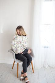 Copper Pearl Nursing & Car Seat Cover Olive image 5