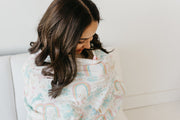 Copper Pearl Nursing & Car Seat Cover Whimsy image 1