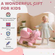 AIYAPLAY Elephant Rocking Toy with Sound – Pink (18–36 Months) image 6