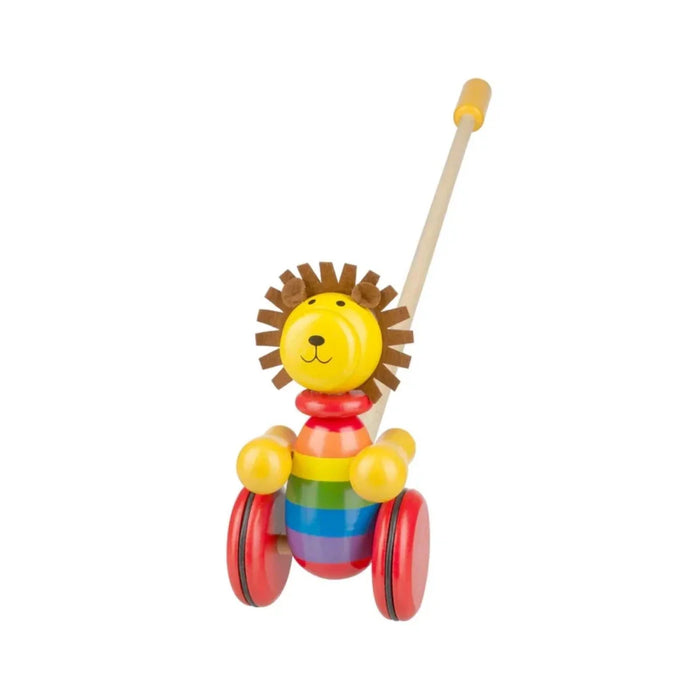Orange Tree Toys Lion Push Along