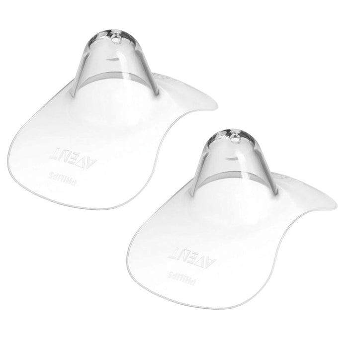 Philips Avent medium nipple shields, clear silicone with vented nipple dome
