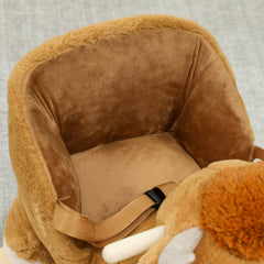 AIYAPLAY Baby Rocking Horse with Safety Belt – Brown