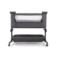 Red Kite Quiet Time Cozysleep Bedside Crib - Grey