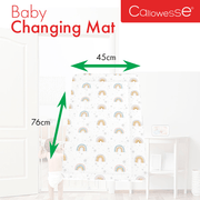 Callowesse Soft Foam Baby Changing Mat - Rainbow Stars image 3