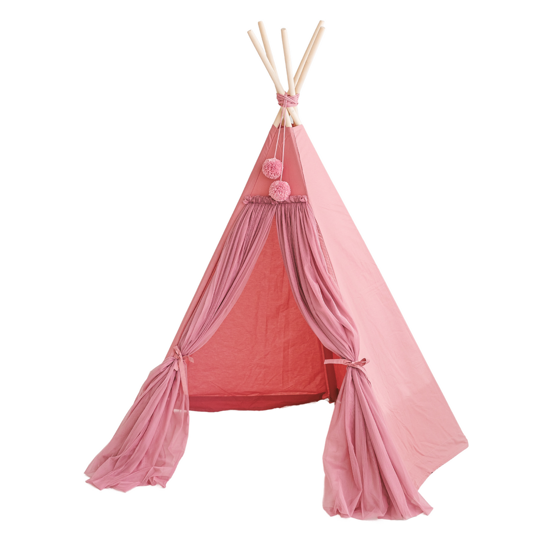 MINICAMP Fairy Kids Play Tent with Tulle – Rose