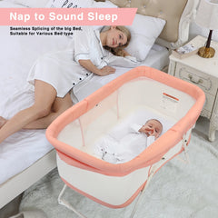 UBRAVOO 2-in-1 Baby Crib & Cradle