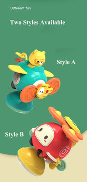 Suction Cup Spinner High Chair Baby Toys 6 12 Months Rotating Rattle for Bath Shower Educational Montessori Game 1 2 3 Years image 21