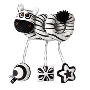 Newborns Spiral Hanging Activity Stroller Toy Baby Carseat Toy Black & White Lion Koala Rattle  for Crib Mobile Sensory Toy Gift image 27