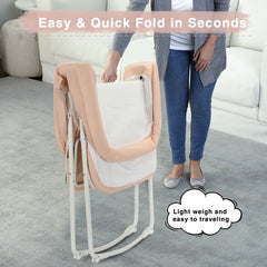 UBRAVOO 2-in-1 Baby Crib & Cradle