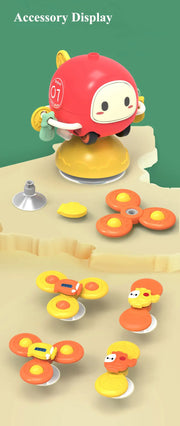 Suction Cup Spinner High Chair Baby Toys 6 12 Months Rotating Rattle for Bath Shower Educational Montessori Game 1 2 3 Years image 18
