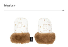 Winter Stroller Gloves – Brown