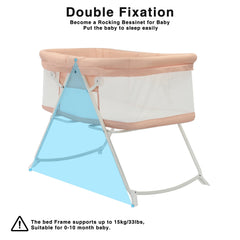 UBRAVOO 2-in-1 Baby Crib & Cradle
