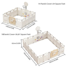 UBRAVOO Foldable Baby Playpen
