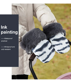 Winter Stroller Gloves – Brown