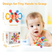 Baby Toy Manhattan Round Ball Soft Silicone Hand Grab Ball Rattle Infantil Chewable Teethers Toys For Infant 0-12months image 6