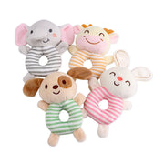 New Baby Rattle Toys Cartoon Animals Plush Infant Hand Ring Bed Toys for Newborn 0-24 Months Toddler Early Educational Toy image 14