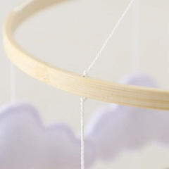 Wooden Baby Crib Mobile with Rattle Toys