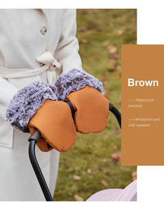 Winter Stroller Gloves – Brown
