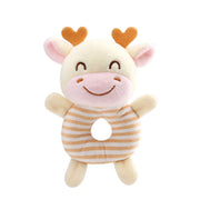 New Baby Rattle Toys Cartoon Animals Plush Infant Hand Ring Bed Toys for Newborn 0-24 Months Toddler Early Educational Toy image 3