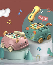 Baby 3-in-1 Musical Phone Toys Toddler Interactive Learning Toy with Lights Cat Telephone Story Early Education Montessori Gift image 11