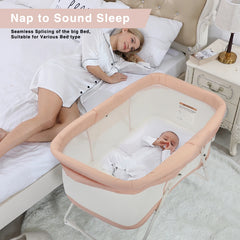 UBRAVOO 2-in-1 Baby Crib & Cradle