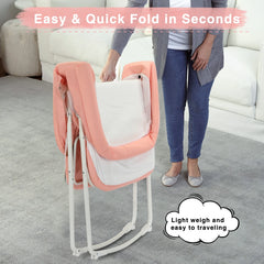 UBRAVOO 2-in-1 Baby Crib & Cradle