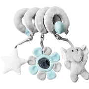 Newborns Spiral Hanging Activity Stroller Toy Baby Carseat Toy Black & White Lion Koala Rattle  for Crib Mobile Sensory Toy Gift image 25