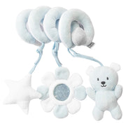 Newborns Spiral Hanging Activity Stroller Toy Baby Carseat Toy Black & White Lion Koala Rattle  for Crib Mobile Sensory Toy Gift image 45