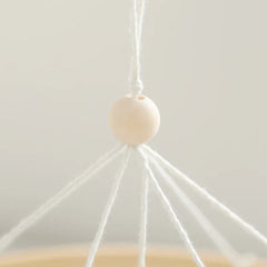 Wooden Baby Crib Mobile with Rattle Toys