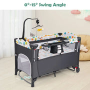DORTALA 5-in-1 Baby Bassinet & Bedside Sleeper image 2
