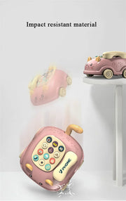 Baby 3-in-1 Musical Phone Toys Toddler Interactive Learning Toy with Lights Cat Telephone Story Early Education Montessori Gift image 17