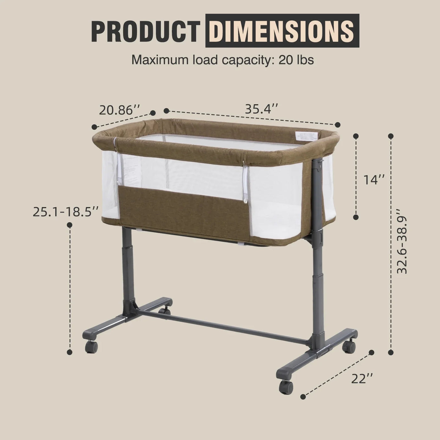 3-in-1 Baby Crib