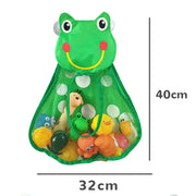 Baby Shower Toy Cute Duck Frog Net Toy Storage Bag Strong Suction Cup Baby Shower Game Bag Bathroom Organizer Water Toy image 6