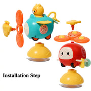 Suction Cup Spinner High Chair Baby Toys 6 12 Months Rotating Rattle for Bath Shower Educational Montessori Game 1 2 3 Years image 3