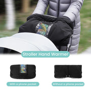 Stroller Warm Gloves with Phone Pocket & Without Phone Pocket Winter Stroller Hand Muff Waterproof Windproof Warm Gloves image 1