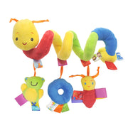 Newborns Spiral Hanging Activity Stroller Toy Baby Carseat Toy Black & White Lion Koala Rattle  for Crib Mobile Sensory Toy Gift image 24