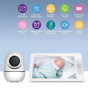 7 inch Screen 2.4GHz Wireless Digital Baby Monitor image 7
