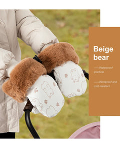Winter Stroller Gloves – Brown