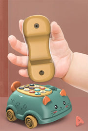 Baby 3-in-1 Musical Phone Toys Toddler Interactive Learning Toy with Lights Cat Telephone Story Early Education Montessori Gift image 10