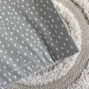 Anti-Roll Wedge Changing Mat - Sage Green Spotty Print image 9