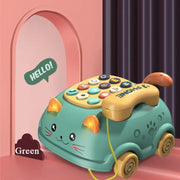Baby 3-in-1 Musical Phone Toys Toddler Interactive Learning Toy with Lights Cat Telephone Story Early Education Montessori Gift image 19