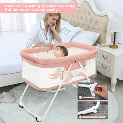 UBRAVOO 2-in-1 Baby Crib & Cradle