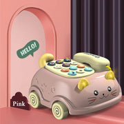 Baby 3-in-1 Musical Phone Toys Toddler Interactive Learning Toy with Lights Cat Telephone Story Early Education Montessori Gift image 20