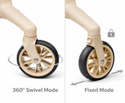 360° Rotating Lightweight Folding Pushchair – Parent & World Facing – Beige/Black image 5