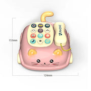 Baby 3-in-1 Musical Phone Toys Toddler Interactive Learning Toy with Lights Cat Telephone Story Early Education Montessori Gift image 6