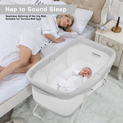 UBRAVOO 2-in-1 Baby Crib & Cradle