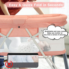 UBRAVOO 2-in-1 Baby Crib & Cradle