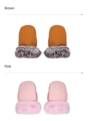 Winter Stroller Gloves – Brown image 22
